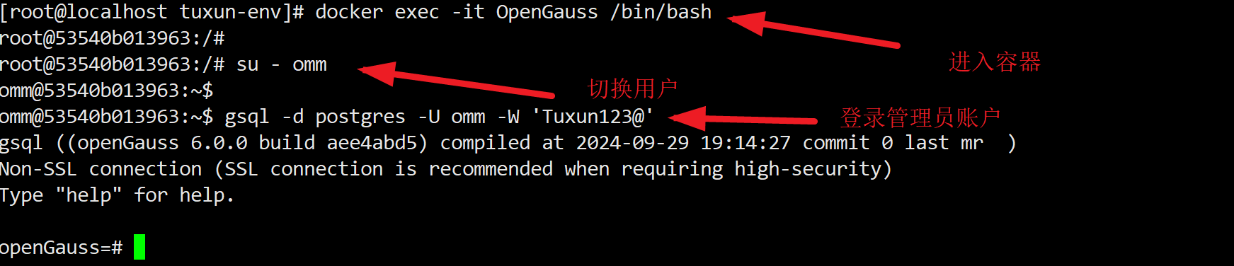docker-compose安装openguass和配置用户